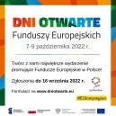 Obrazek dla: Zapraszamy do tworzenia z nami Dni Otwartych Funduszy Europejskich które odbędą się 7-9 października 2022 r. w całej Polsce!